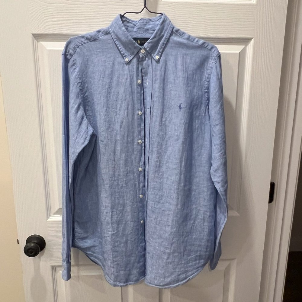 Polo Ralph Lauren Linen Long-Sleeve Woven Shirt